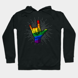 Pride LGBT Lesbian Gay Bisexual Transgender Love Gift Hoodie